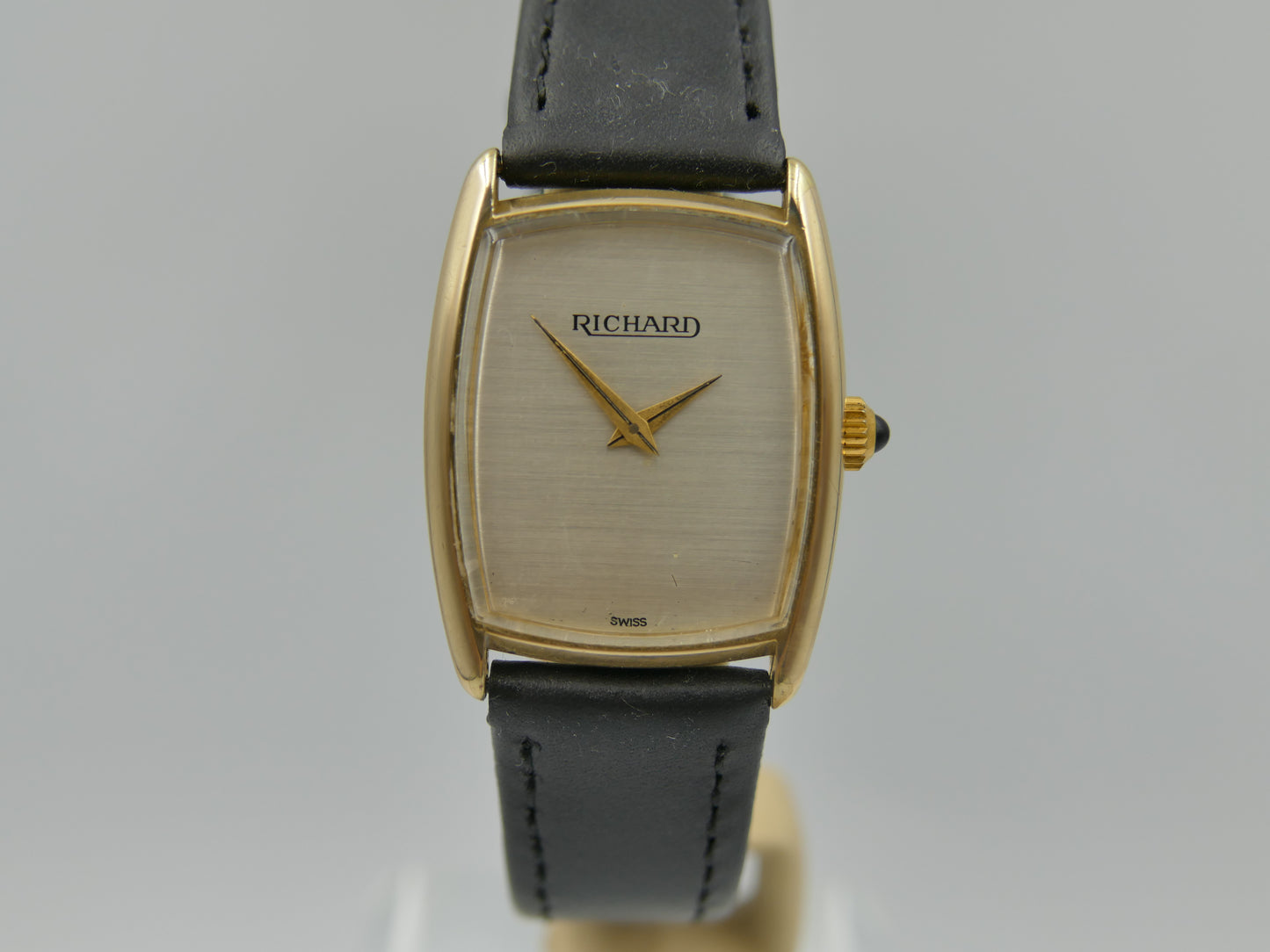 vintage watch Richard ref 440 Tank Tonneau hand wind eta 2512