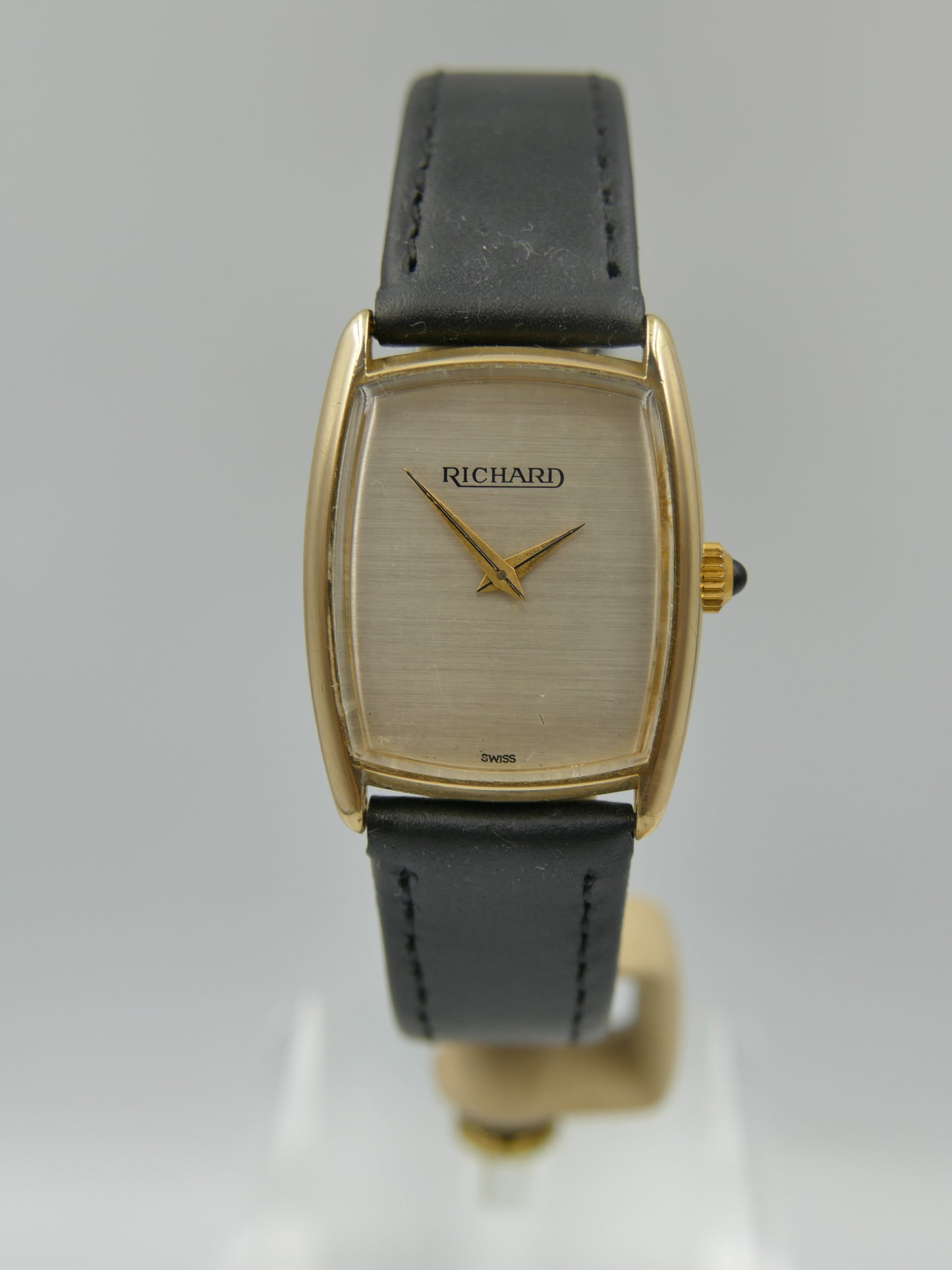 vintage watch Richard ref 440 Tank Tonneau hand wind eta 2512