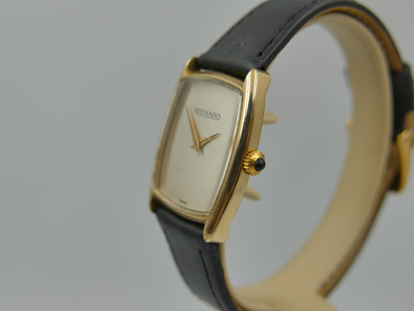 vintage watch Richard ref 440 Tank Tonneau hand wind eta 2512