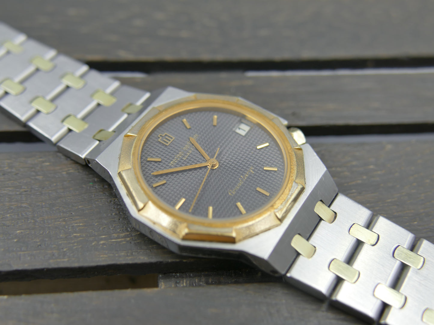 80s Vintage watch Michel Herbelin Grand Large 8230 T Royal Oak Style  FE 7221