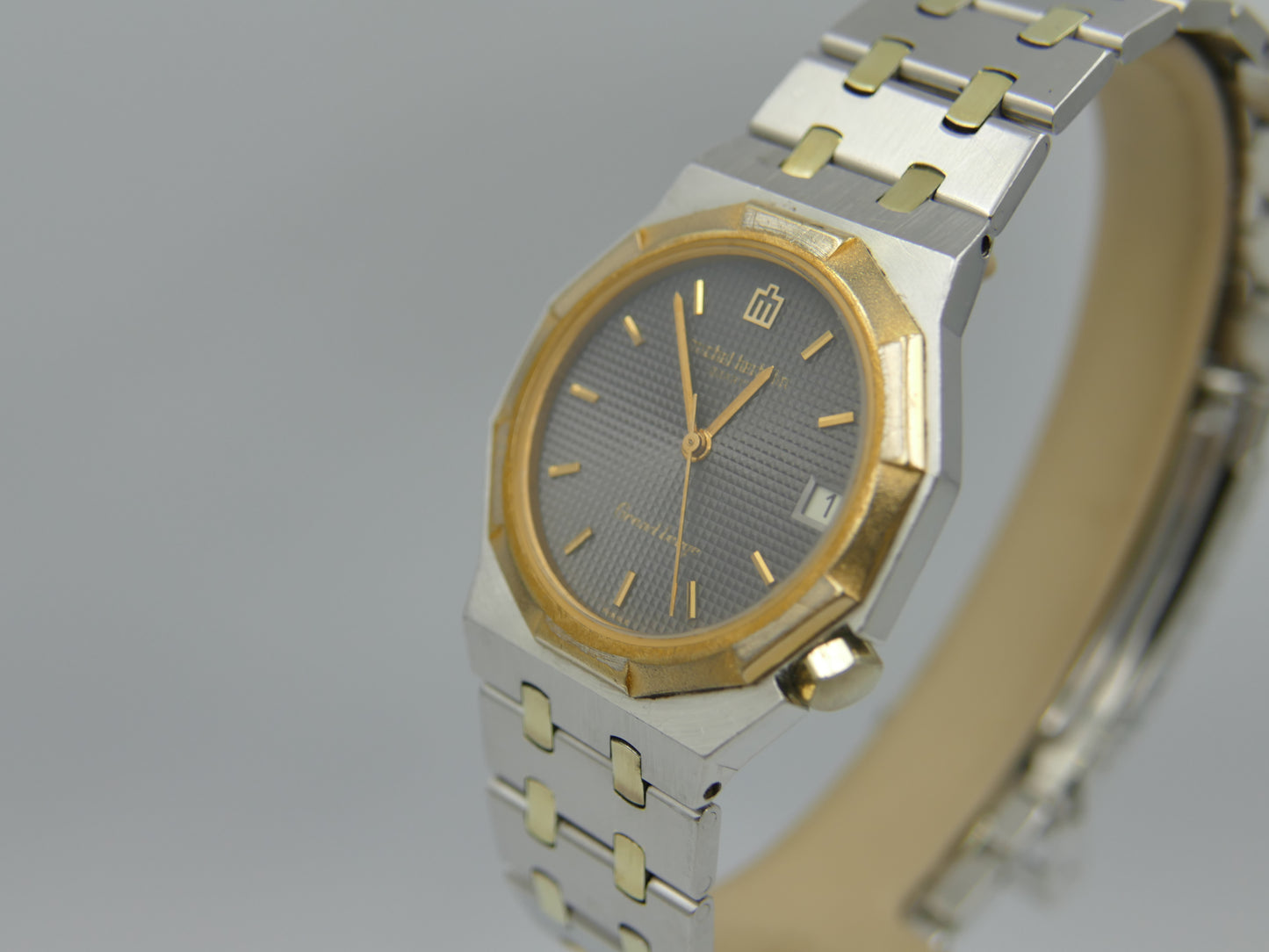 80s Vintage watch Michel Herbelin Grand Large 8230 T Royal Oak Style  FE 7221