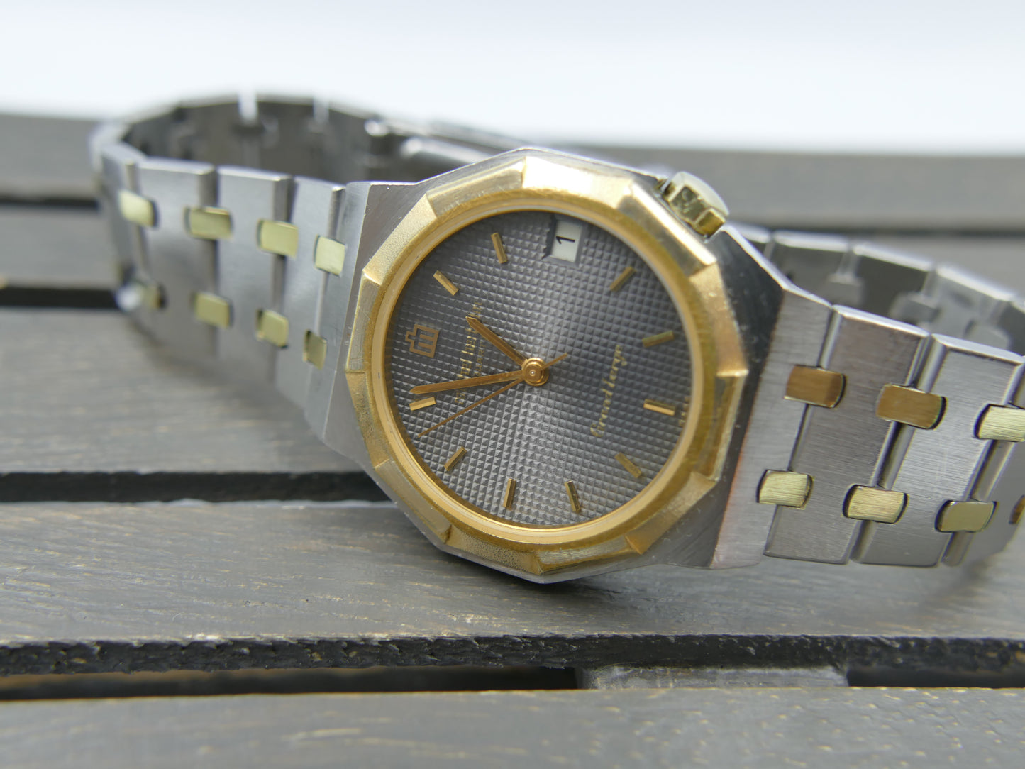 80s Vintage watch Michel Herbelin Grand Large 8230 T Royal Oak Style  FE 7221