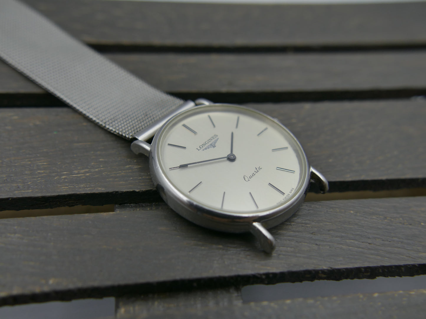 80s vintage watch dress Longines presence ref 960 6156 1 steel