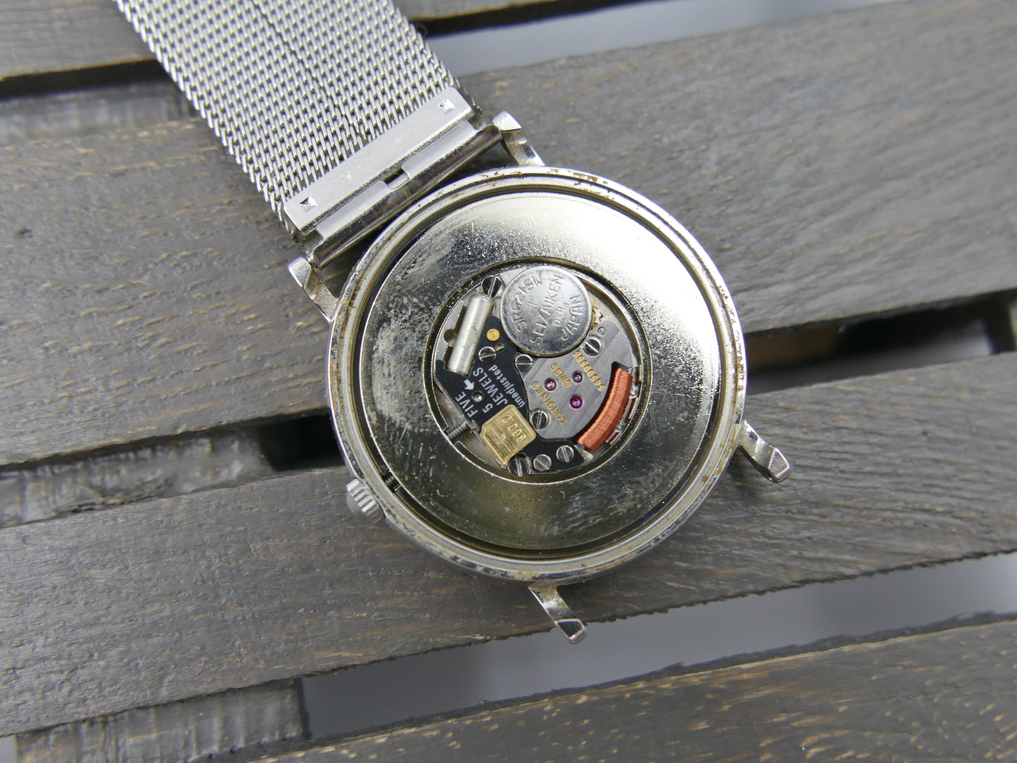 80s vintage watch dress Longines presence ref 960 6156 1 steel