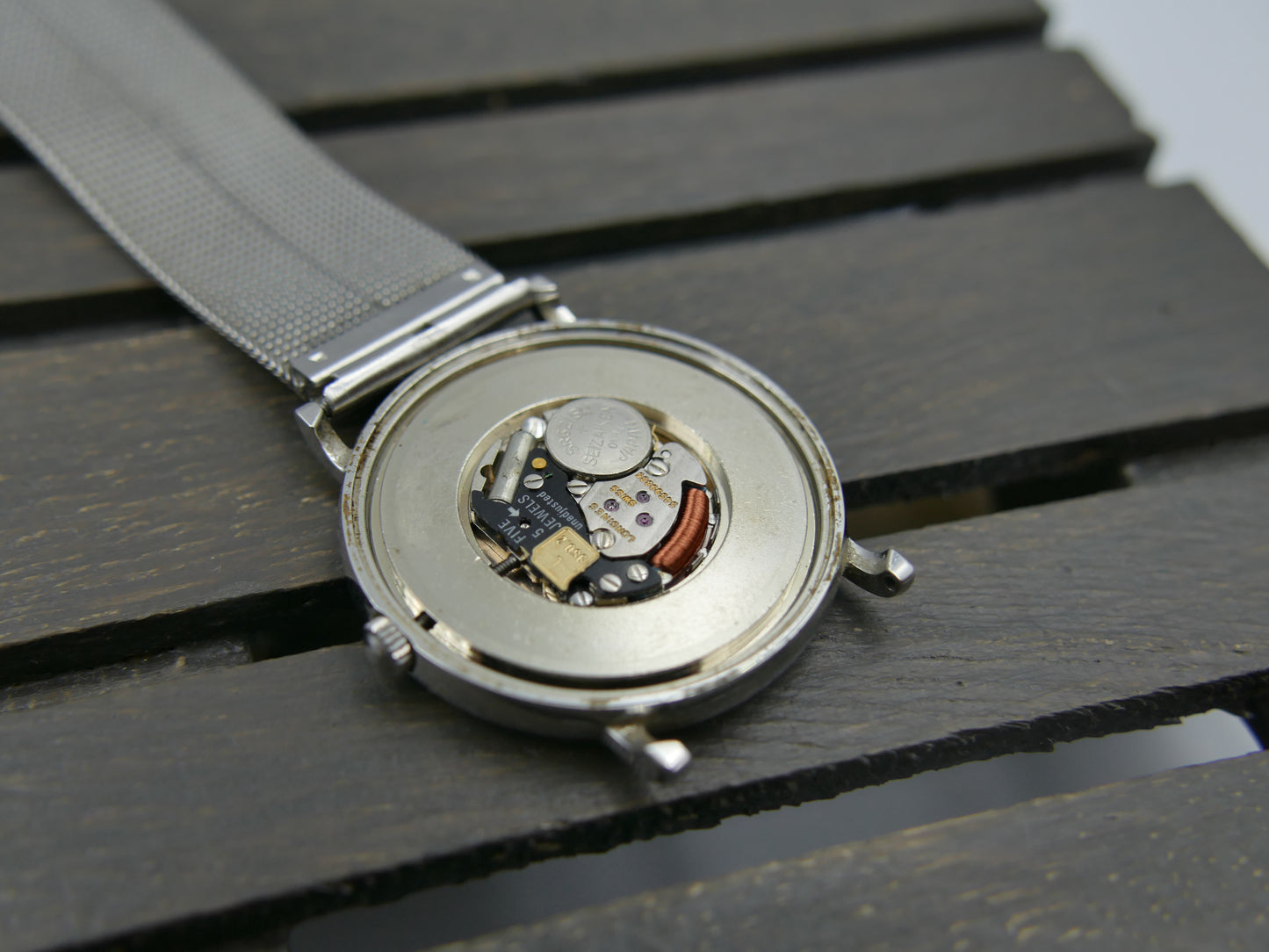 80s vintage watch dress Longines presence ref 960 6156 1 steel