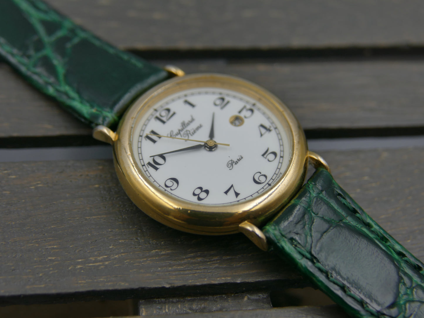 80s vintage watch mens Cupillard Rieme ref 58066 with box