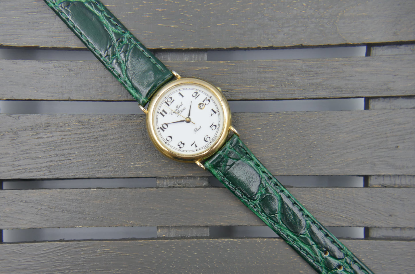 80s vintage watch mens Cupillard Rieme ref 58066 with box
