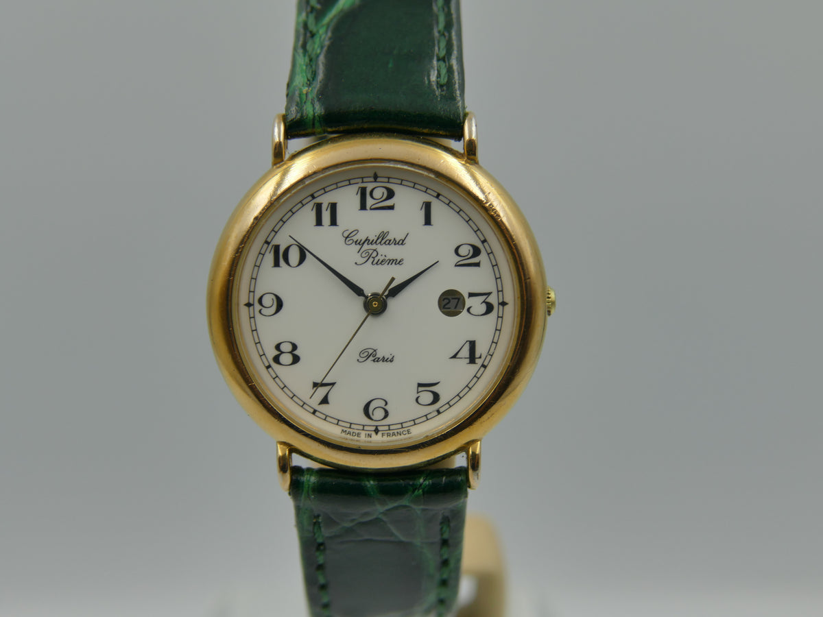 80s vintage watch mens Cupillard Rieme ref 58066 with box
