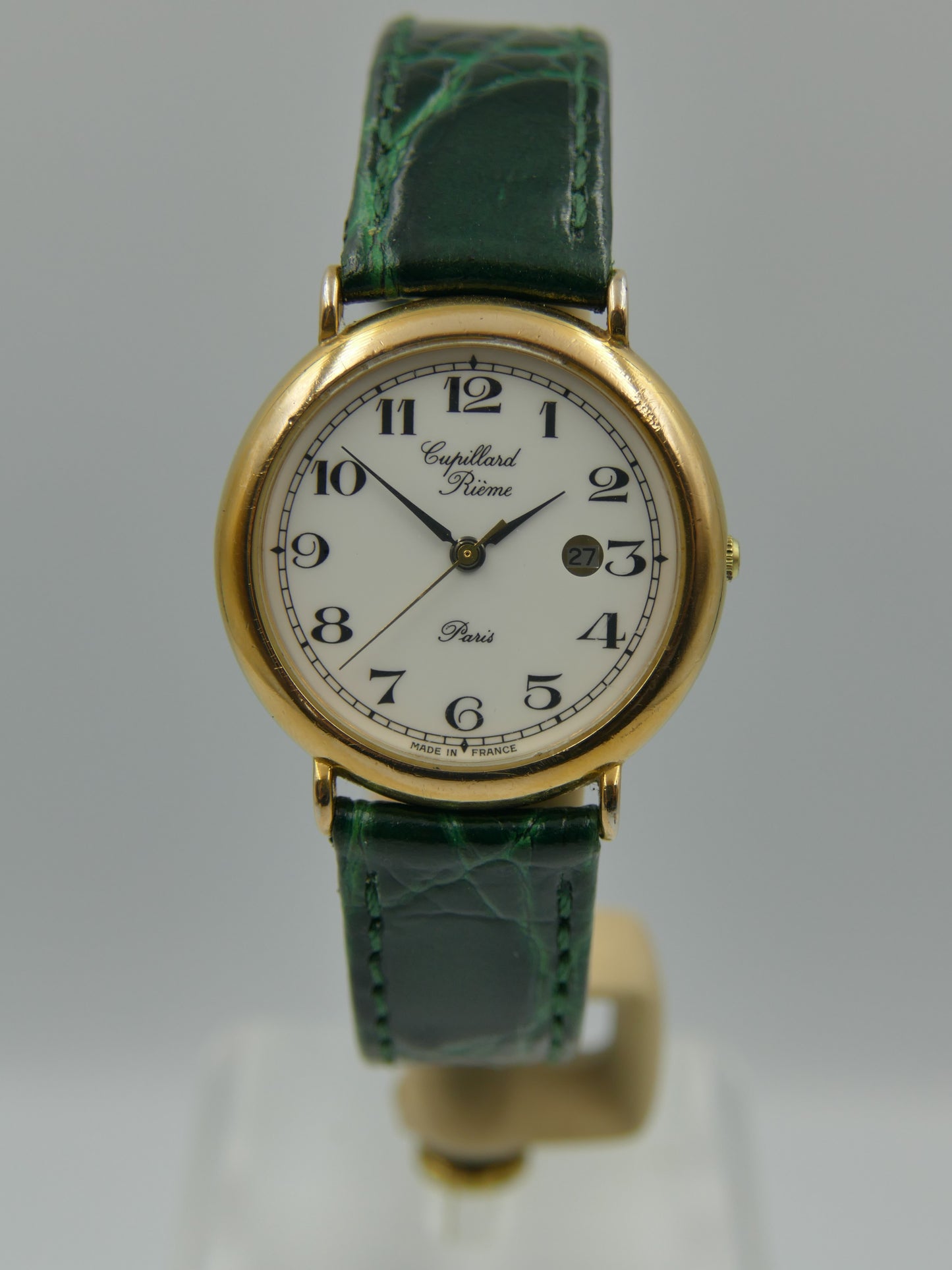 80s vintage watch mens Cupillard Rieme ref 58066 with box