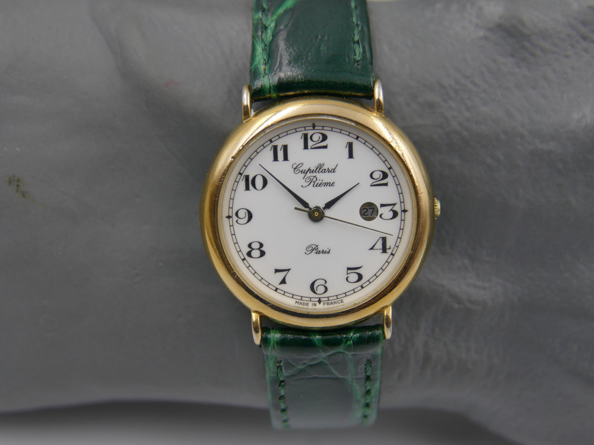 80s vintage watch mens Cupillard Rieme ref 58066 with box