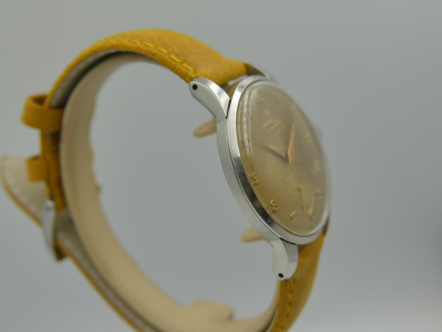 50s vintage watch mens Zenith Sporto manual wind 126-6 jumbo 37mm