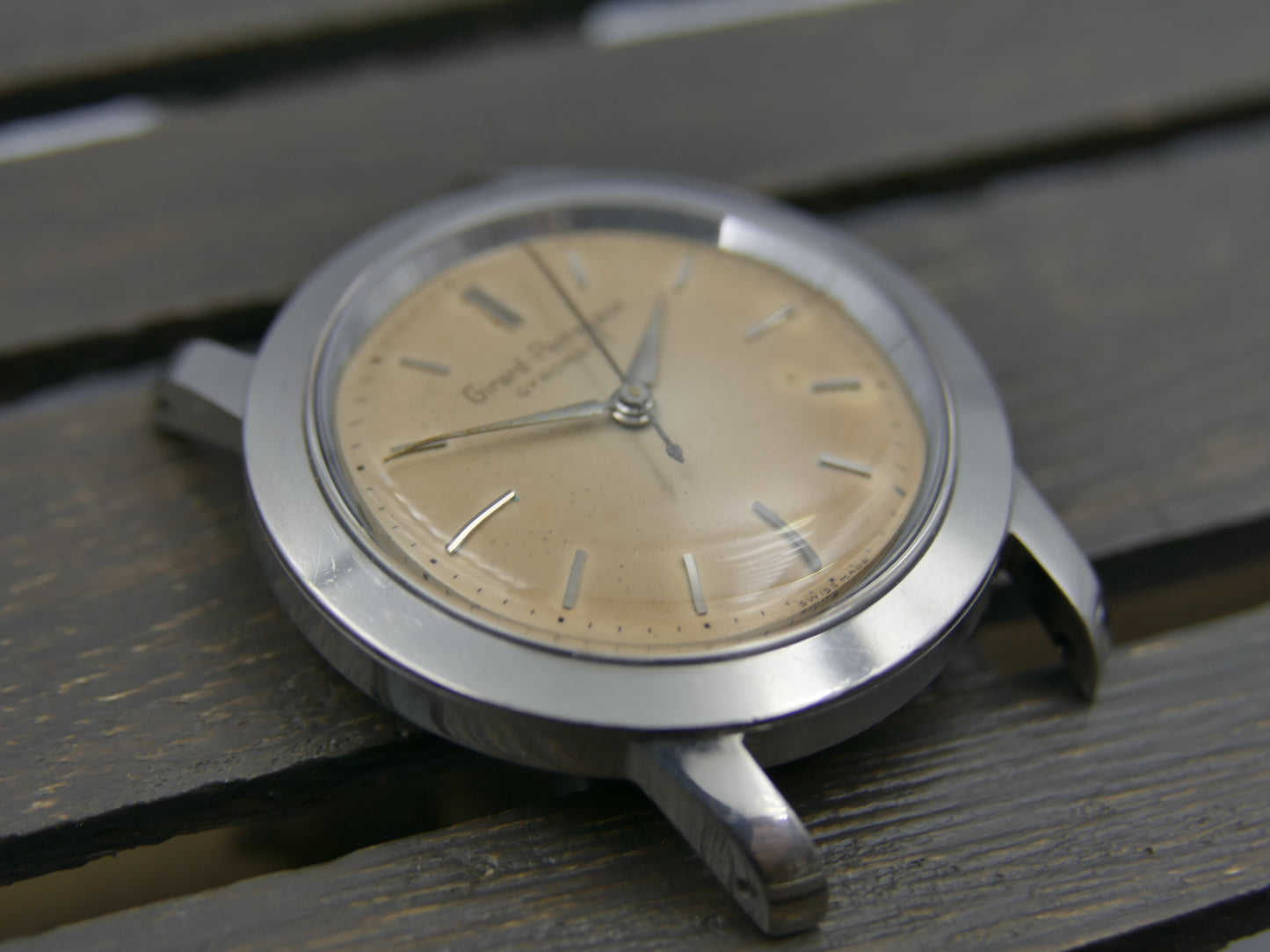 50s vintage watch mens Girard Perregaux Gyromatic AS 1361 N tropical serviced