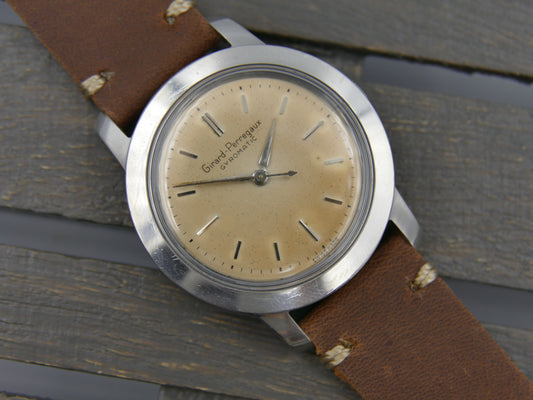 50s vintage watch mens Girard Perregaux Gyromatic AS 1361 N tropical serviced