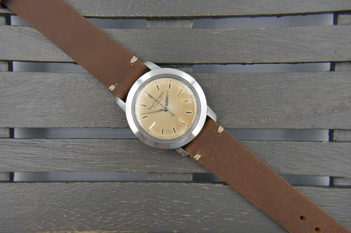 50s vintage watch mens Girard Perregaux Gyromatic AS 1361 N tropical serviced
