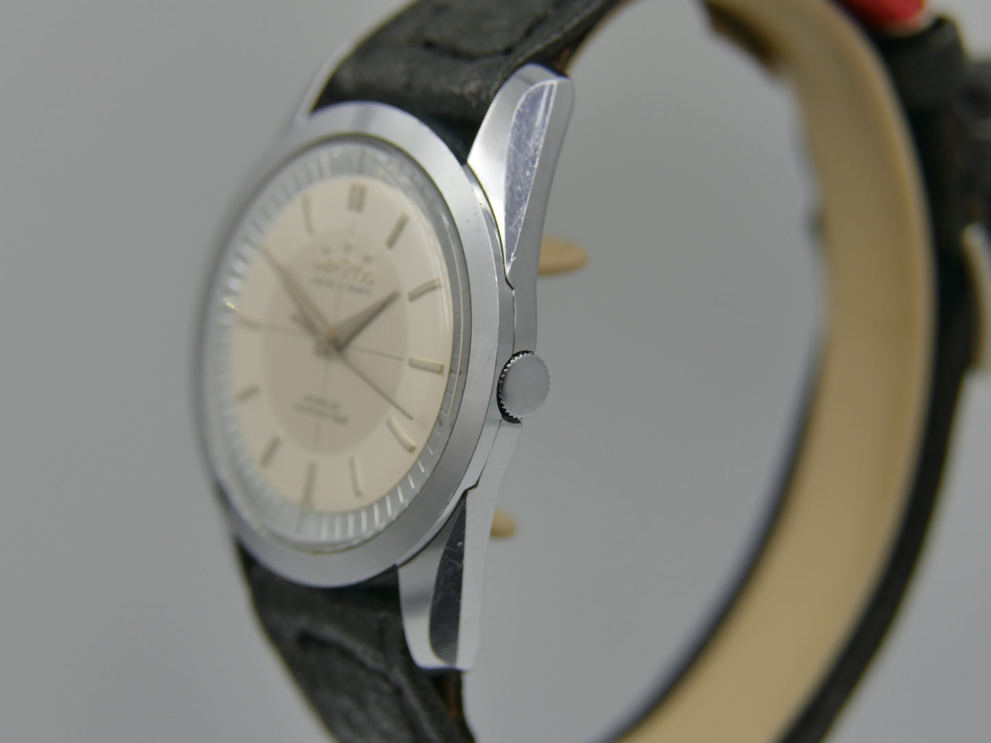 60s vintage watch mens NOS Imperios 21j Automatic AS 1580 with warranty paper