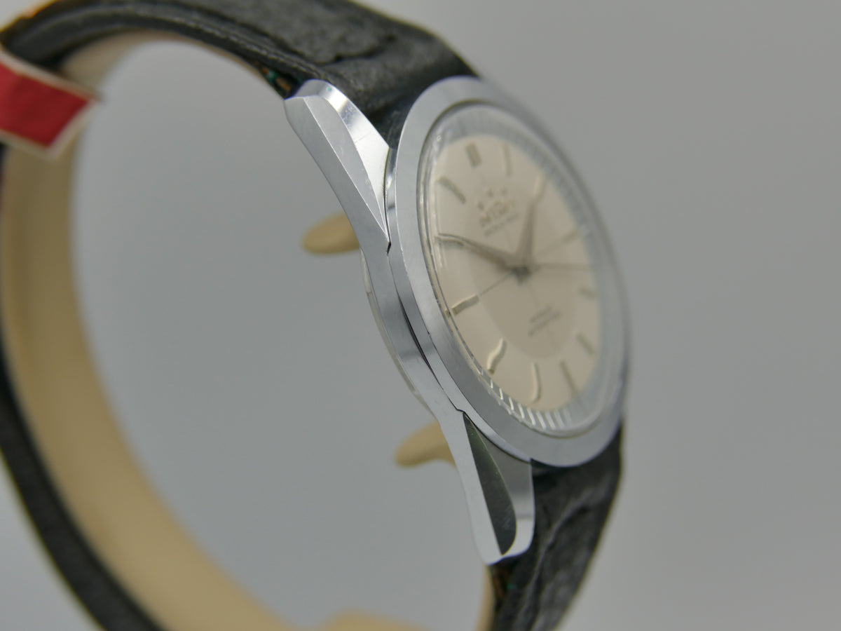 60s vintage watch mens NOS Imperios 21j Automatic AS 1580 with warranty paper