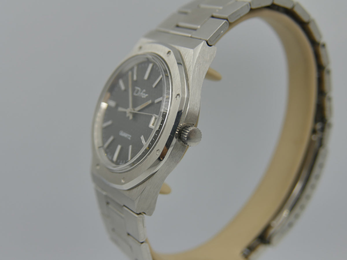 80s vintage watch mens NOS Difor "Royal Oak" Historic SSIH 5500 Quartz