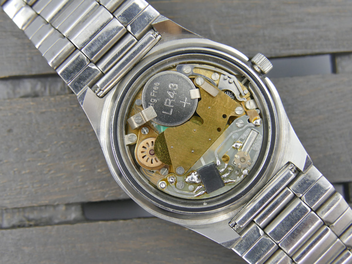 80s vintage watch mens NOS Difor "Royal Oak" Historic SSIH 5500 Quartz