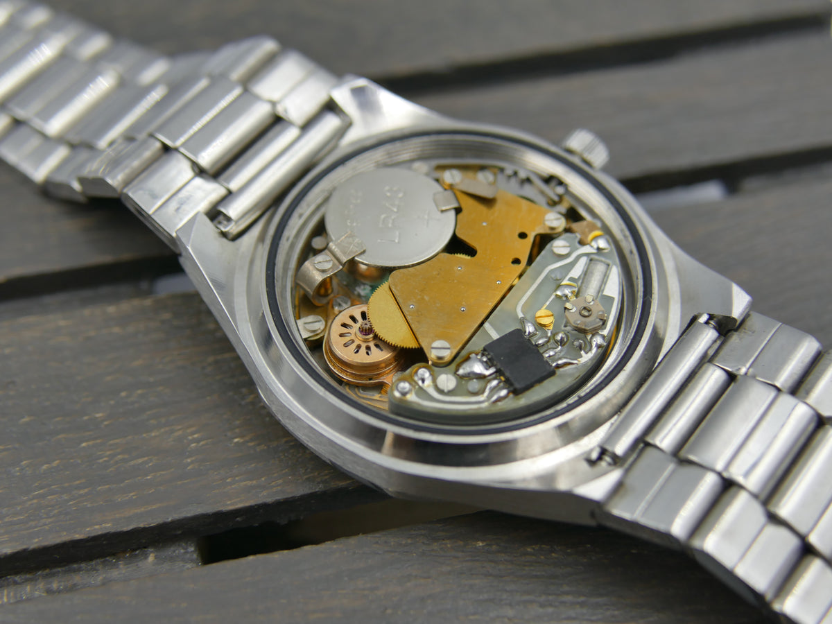 80s vintage watch mens NOS Difor "Royal Oak" Historic SSIH 5500 Quartz
