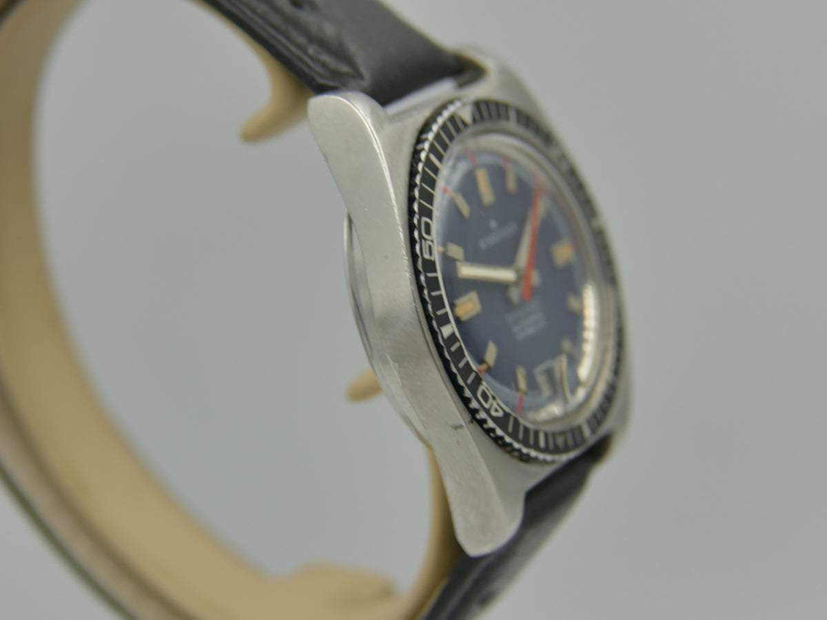 70s vintage watch mens Radiant Dynamic ref 670 automatic AS 1903 serviced blue diver SS