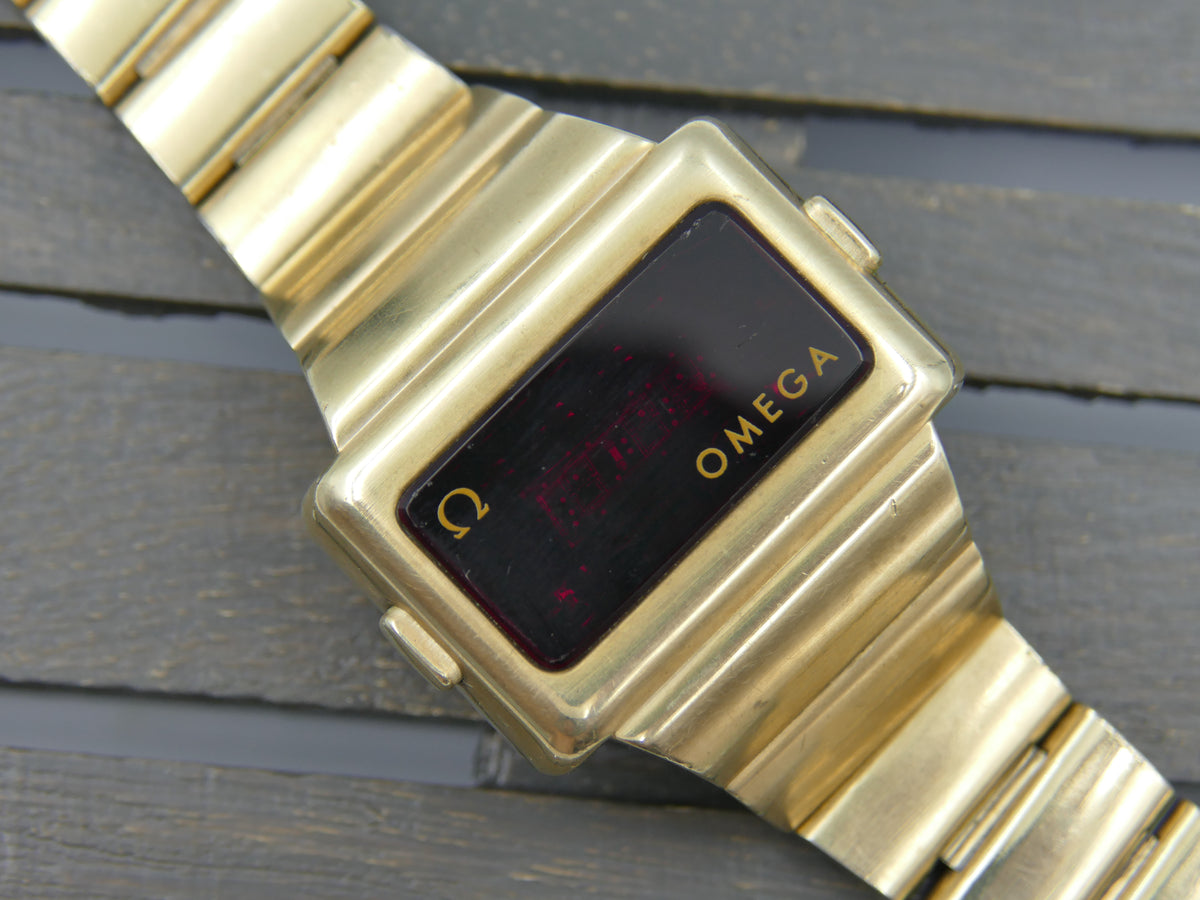Montre vintage des années 70 Omega Time Computer TC2 pour homme Réf. 196.0039 / 396.0831 révisée