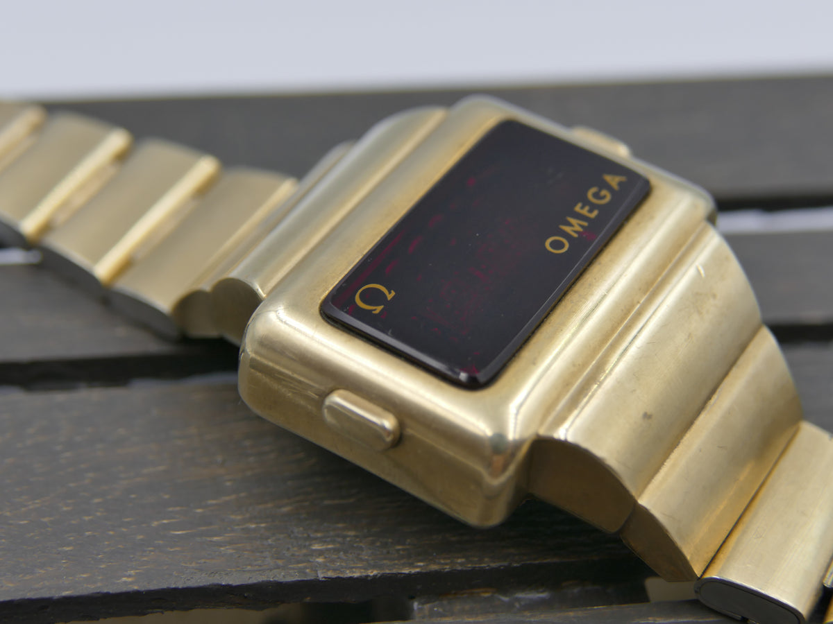 Montre vintage des années 70 Omega Time Computer TC2 pour homme Réf. 196.0039 / 396.0831 révisée