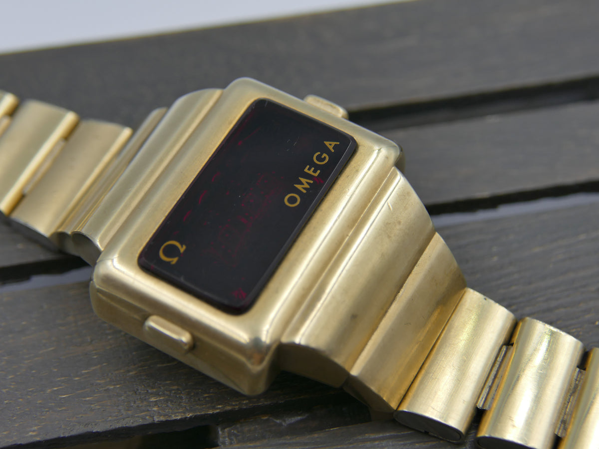 Montre vintage des années 70 Omega Time Computer TC2 pour homme Réf. 196.0039 / 396.0831 révisée