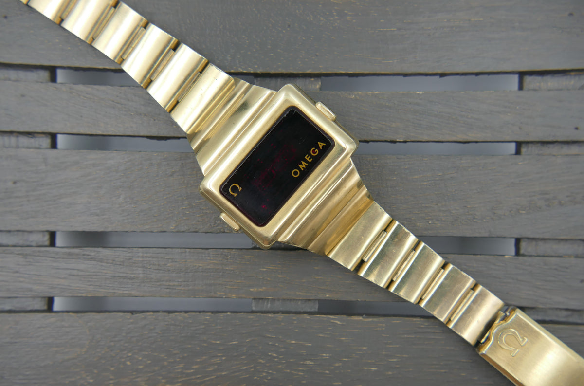 Montre vintage des années 70 Omega Time Computer TC2 pour homme Réf. 196.0039 / 396.0831 révisée