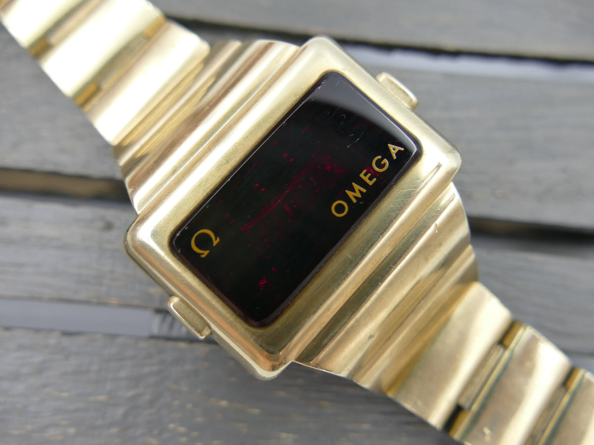 Montre vintage des années 70 Omega Time Computer TC2 pour homme Réf. 196.0039 / 396.0831 révisée