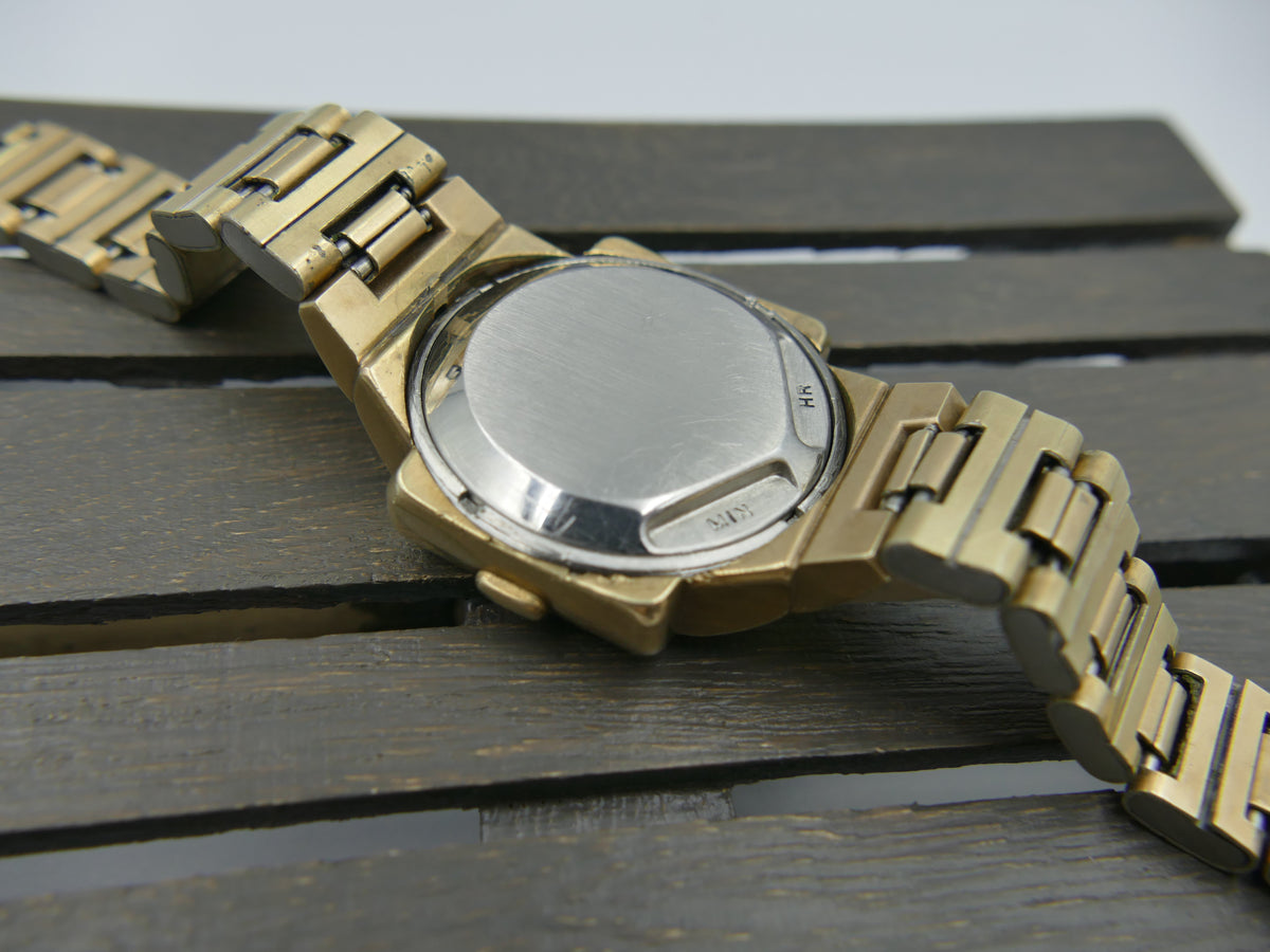Montre vintage des années 70 Omega Time Computer TC2 pour homme Réf. 196.0039 / 396.0831 révisée