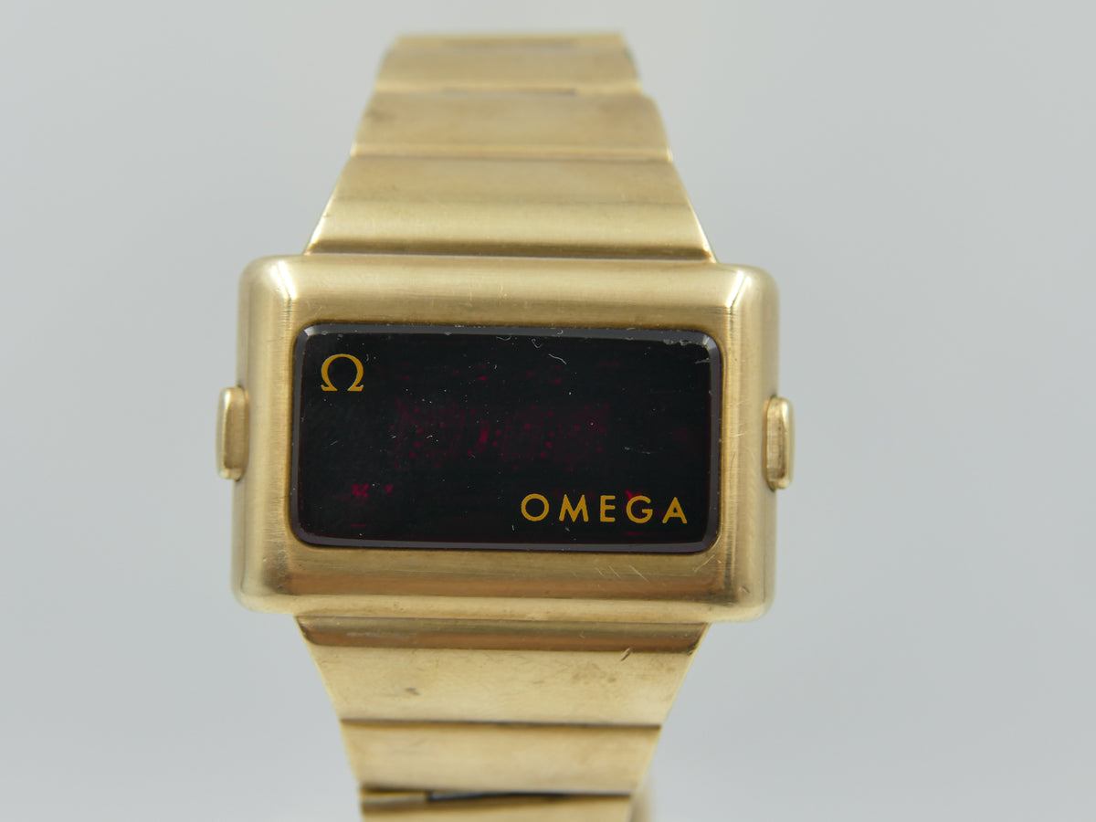 Montre vintage des années 70 Omega Time Computer TC2 pour homme Réf. 196.0039 / 396.0831 révisée
