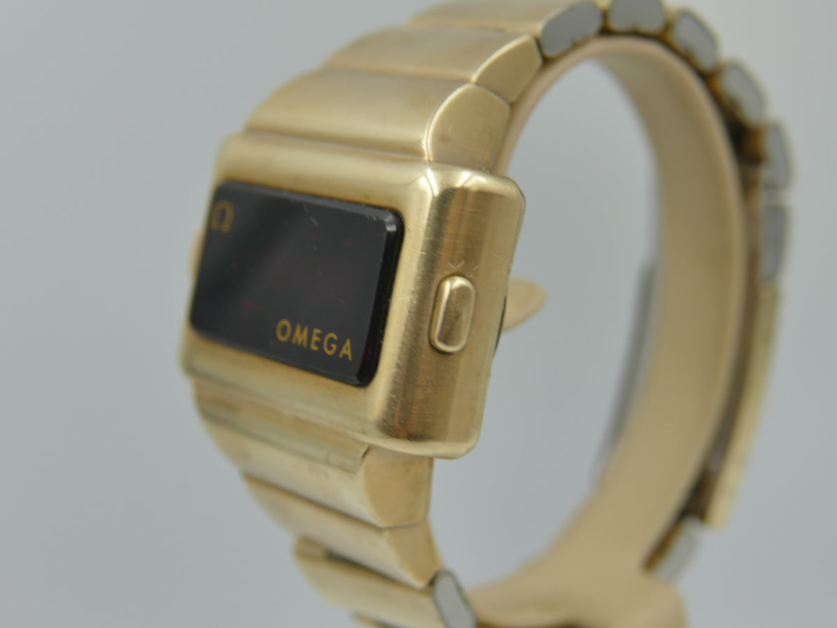 Montre vintage des années 70 Omega Time Computer TC2 pour homme Réf. 196.0039 / 396.0831 révisée
