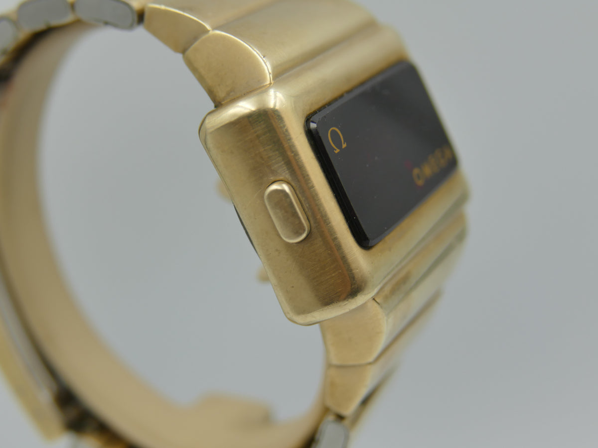 Montre vintage des années 70 Omega Time Computer TC2 pour homme Réf. 196.0039 / 396.0831 révisée