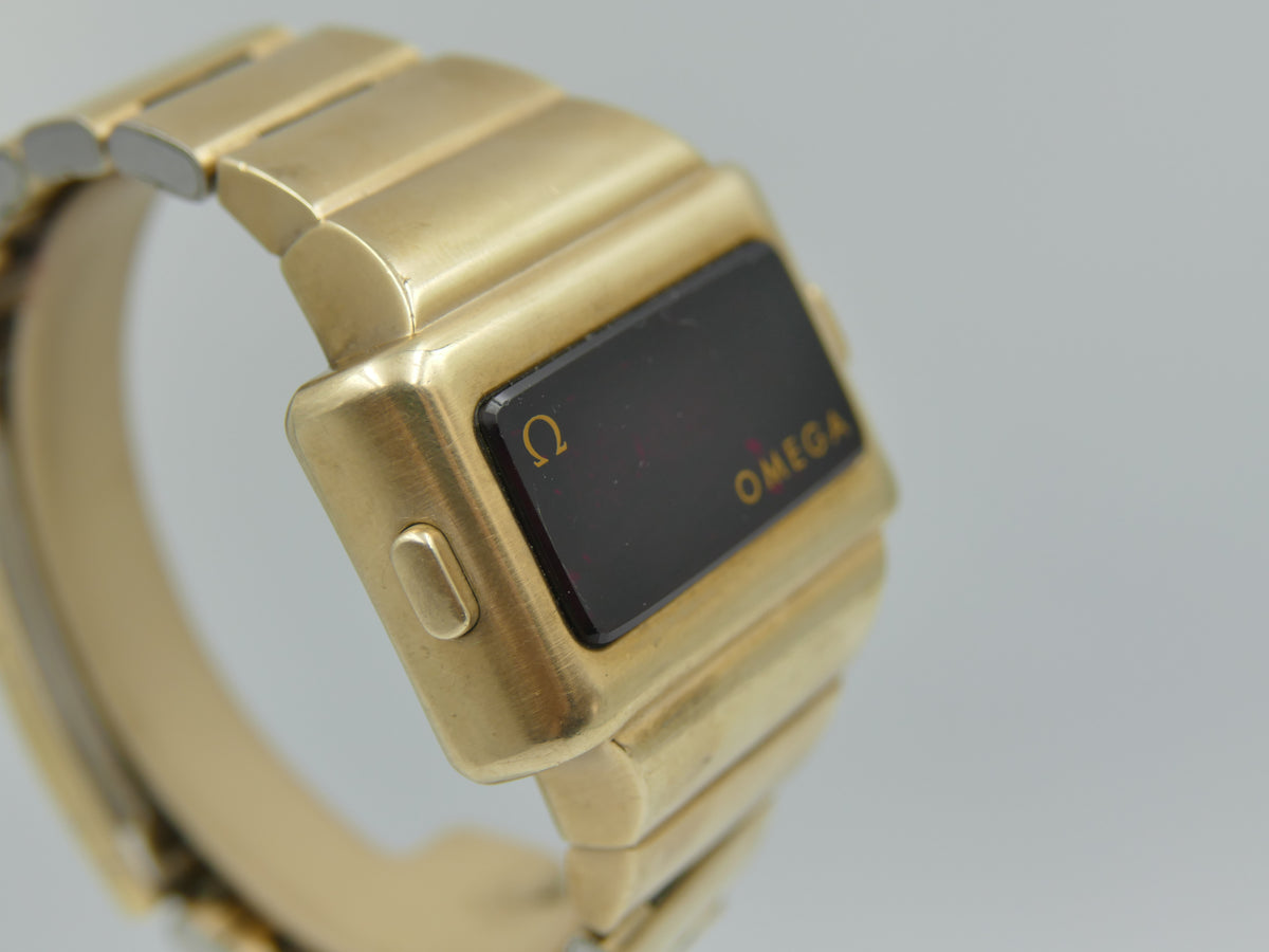 Montre vintage des années 70 Omega Time Computer TC2 pour homme Réf. 196.0039 / 396.0831 révisée