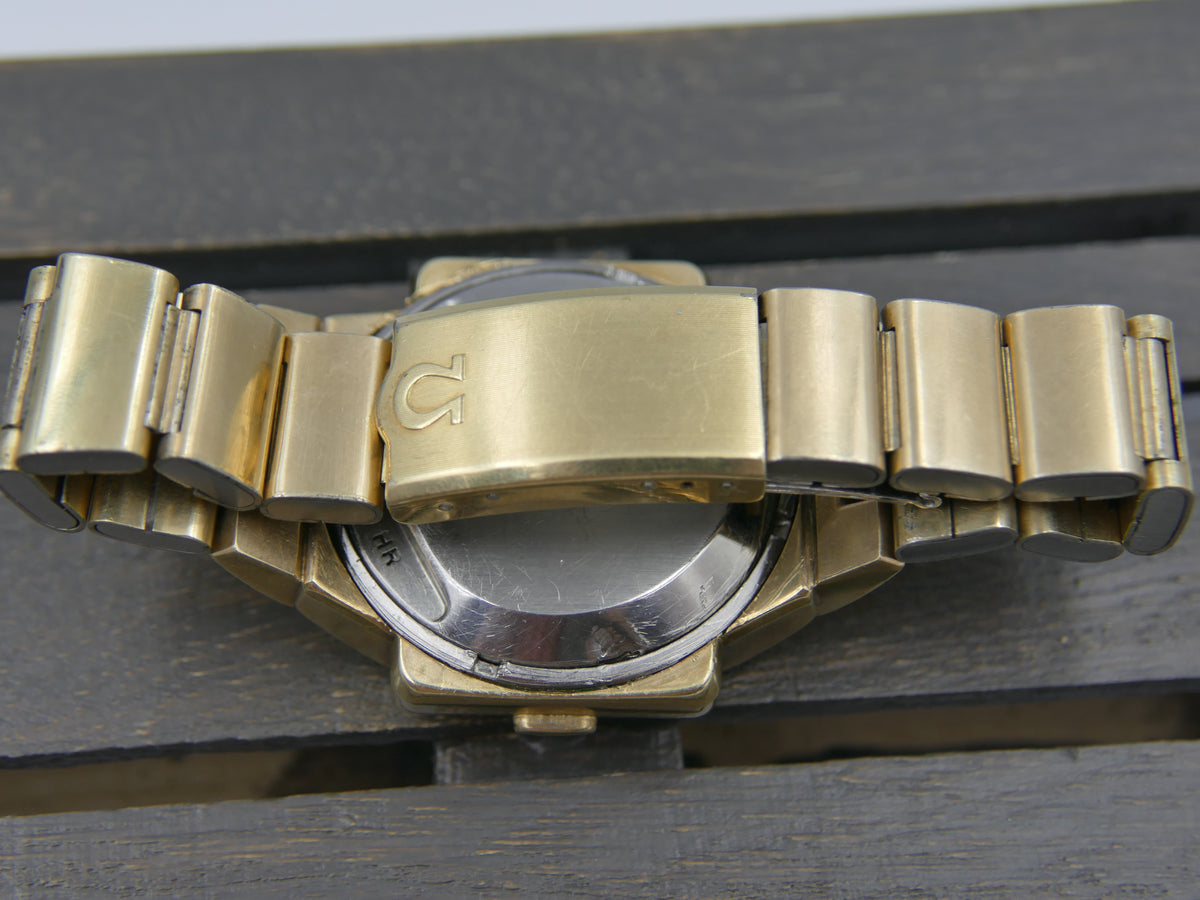 Montre vintage des années 70 Omega Time Computer TC2 pour homme Réf. 196.0039 / 396.0831 révisée