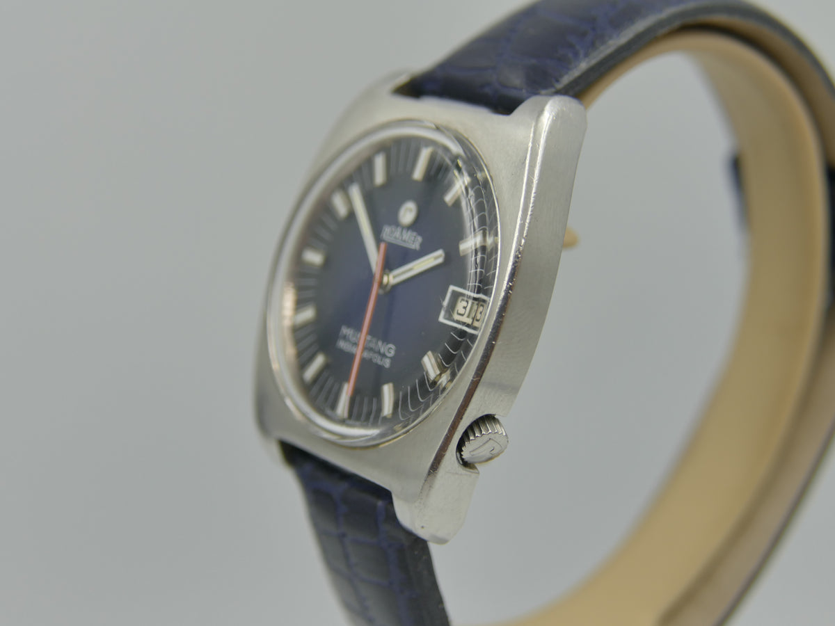70s vintage watch mens Roamer Mustang Indianapolis Automatic MOD 522-1120-601