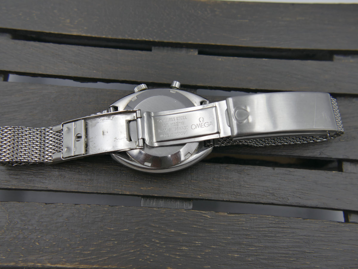 60s Vintage Mens Omega Geneve Chronostop Cal. 920 Ref. 146.009 / 146.010 W/ Olympic Box