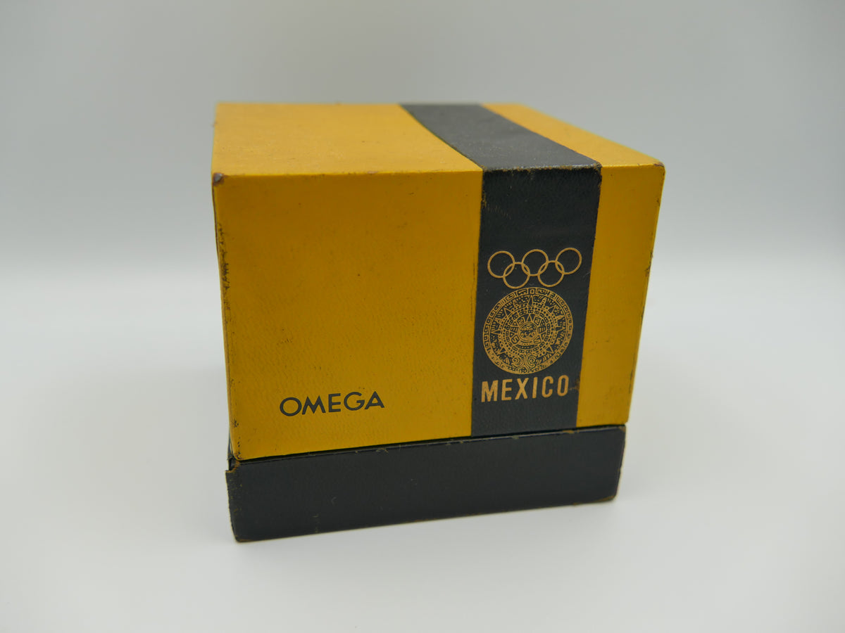 60s Vintage Mens Omega Geneve Chronostop Cal. 920 Ref. 146.009 / 146.010 W/ Olympic Box