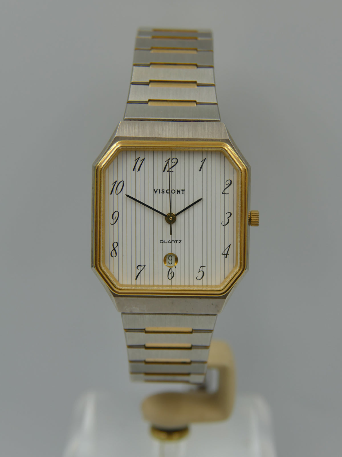 80s vintage watch mens NOS Viscont PUW 9200 Swiss Octo Case Ref. S 622 9310