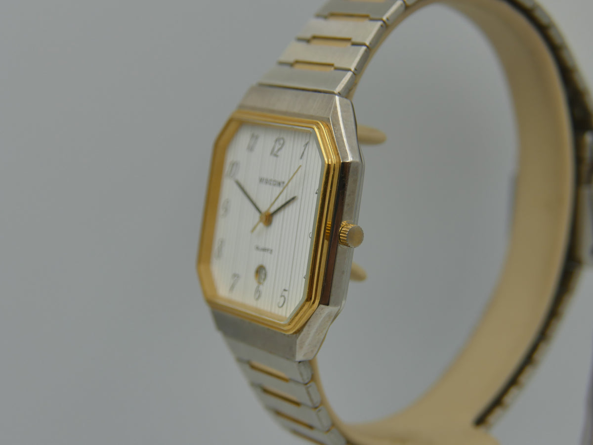 80s vintage watch mens NOS Viscont PUW 9200 Swiss Octo Case Ref. S 622 9310