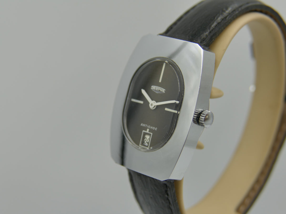 70s vintage watch mens NOS SERPHIL hand wind Lorsa 238