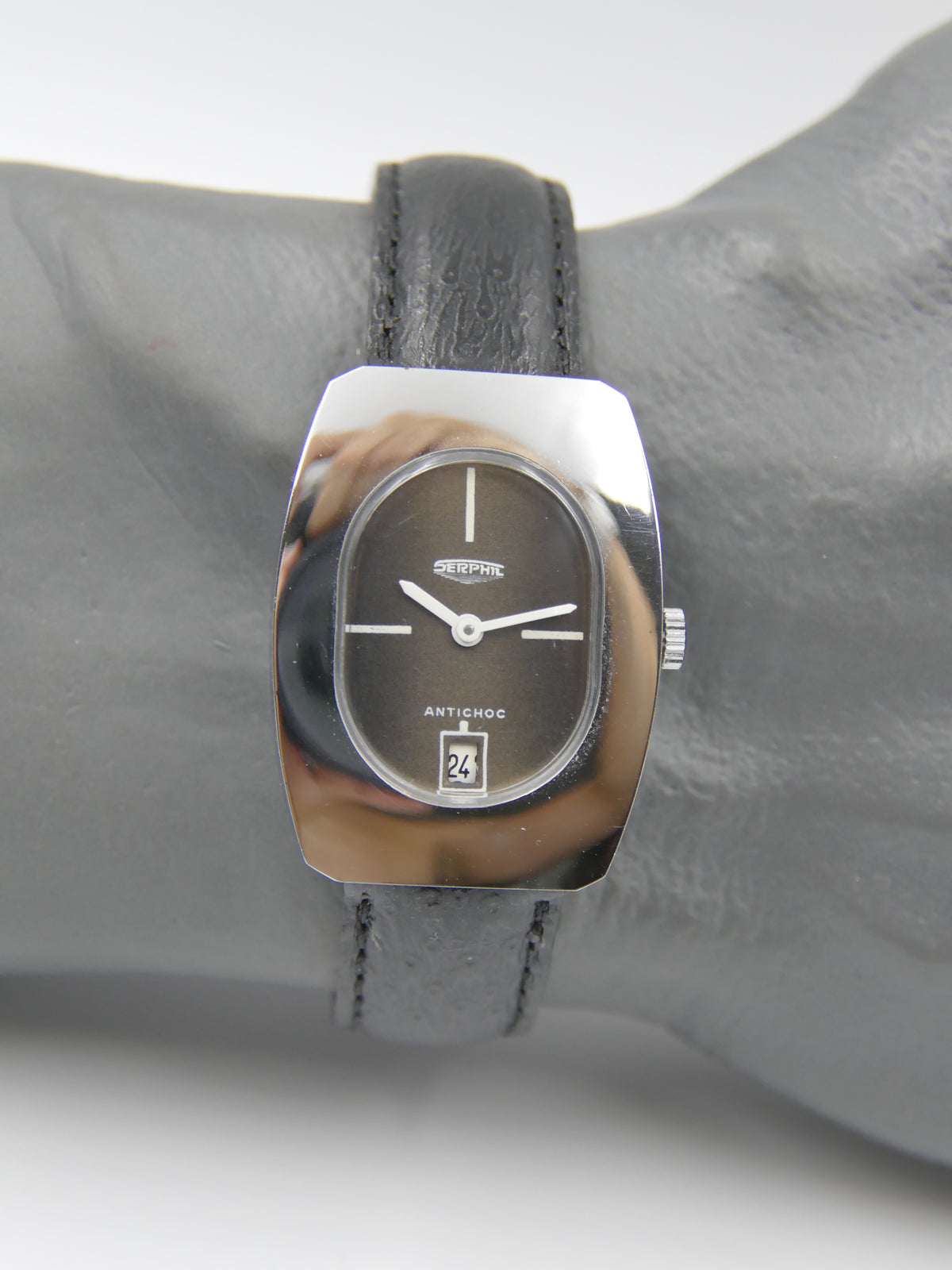 70s vintage watch mens NOS SERPHIL hand wind Lorsa 238