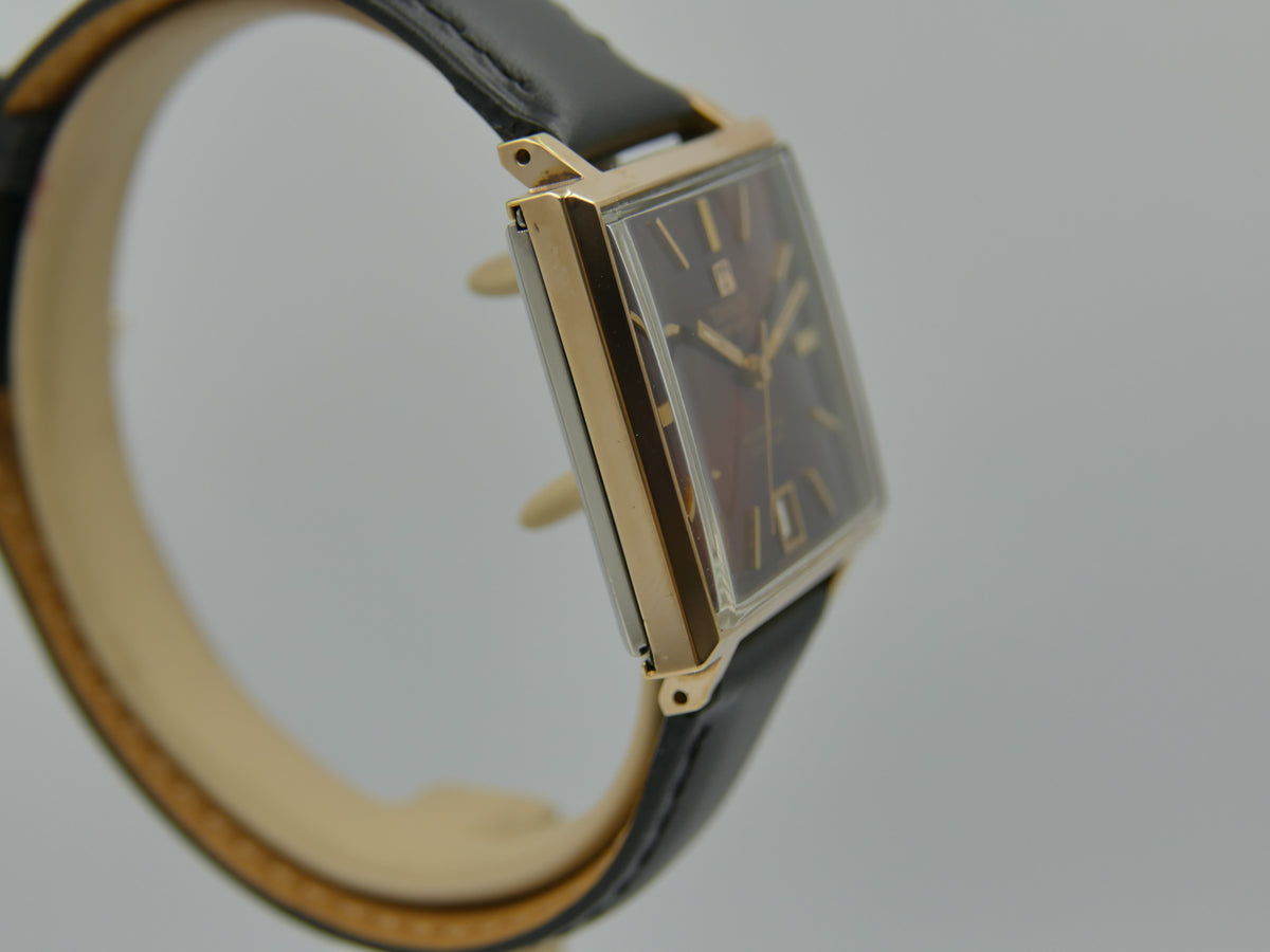 70s vintage watch mens Tissot Visodate Automatic Seastar TV automatic 784 burgundy serviced